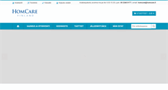 Desktop Screenshot of homcare.fi