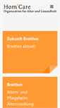 Mobile Screenshot of homcare.ch